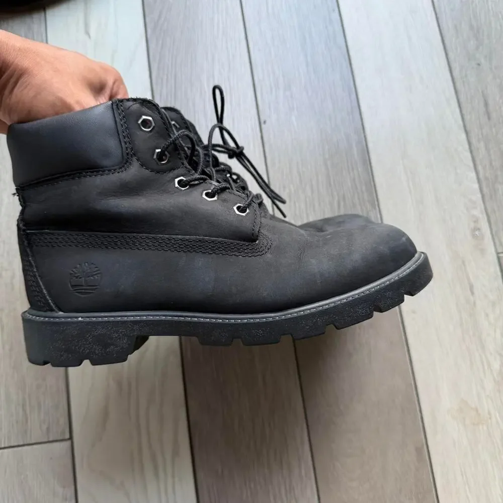 Black timberland ankle boots timberland